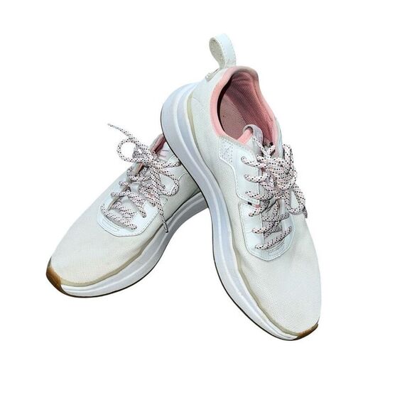 COLUMBIA PFG Women’s Blood ‘N Guts Cream & Pink Tennis Shoes Size 8.5 - Picture 1 of 6